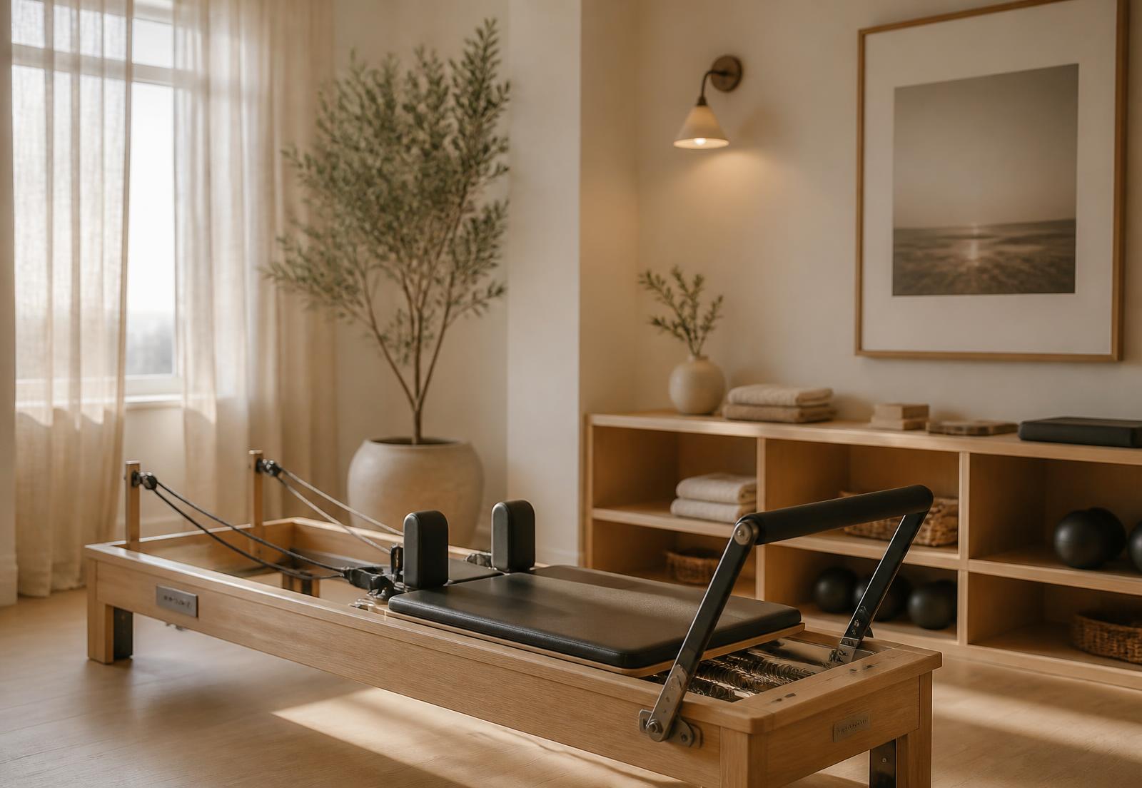 Reformer in the Southern Studios Fitness Pilates studio